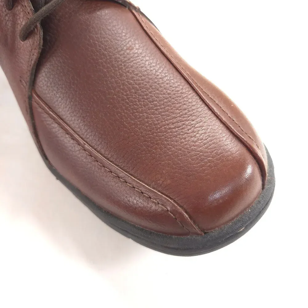 Dunham by New Balance Lace Up Leather Shoe Mens Size 9.5 D MCE741SB Brown